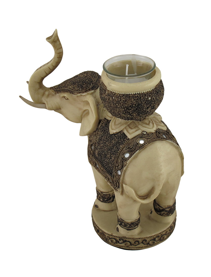 Antiqued Finish Elephant Tealight / Votive Candle Holder | Walmart Canada