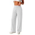 thumbnail image 2 of Women High Waist Baggy Jogger Sweatpants JIANLAI Elastic Soft Knit Loose Trousers With Side Pockets For Yoga Travel Daily Streetwear, 2 of 5