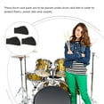 thumbnail image 2 of 3 Pcs Drum Pads Kit Rack Mats Creative Rubber Feet Floor Protectors Foot Stand Accessory Practice, 2 of 6