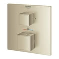 thumbnail image 3 of Grohe Grohtherm 24158EN0 Dual Function 2-Handle Thermostatic Valve Trim in Grohe Brushed Nickel, 3 of 3