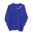 thumbnail image 4 of Penkiiy Mujer Mama Sweatshirt Casual Manga Larga Camisetas Cuello Tripulador Camisetas de Primavera 2025 Ropa Nueva XS Azul, 4 of 7