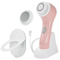 Spa Sciences NOVA - Sonic Facial Cleansing and Exfoliating Device with Antimicrobial Brush Bristles, Serum Infuser for Men & Women
