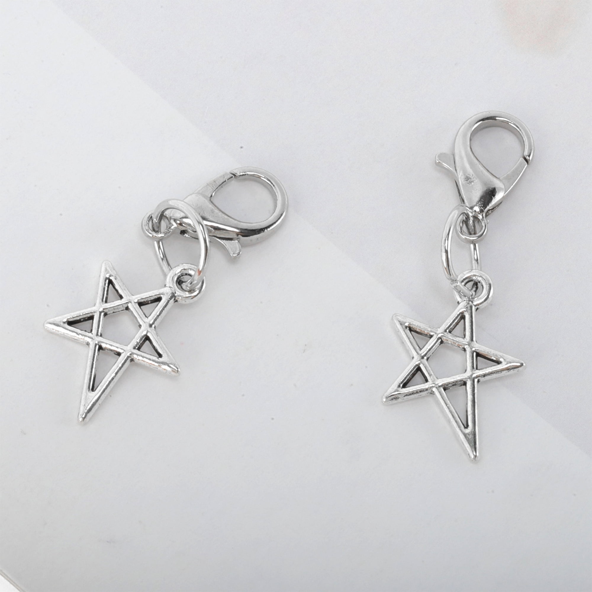Unique Bargains Stylish Shoelace Charm Set for Custom Footwear Cutout Star