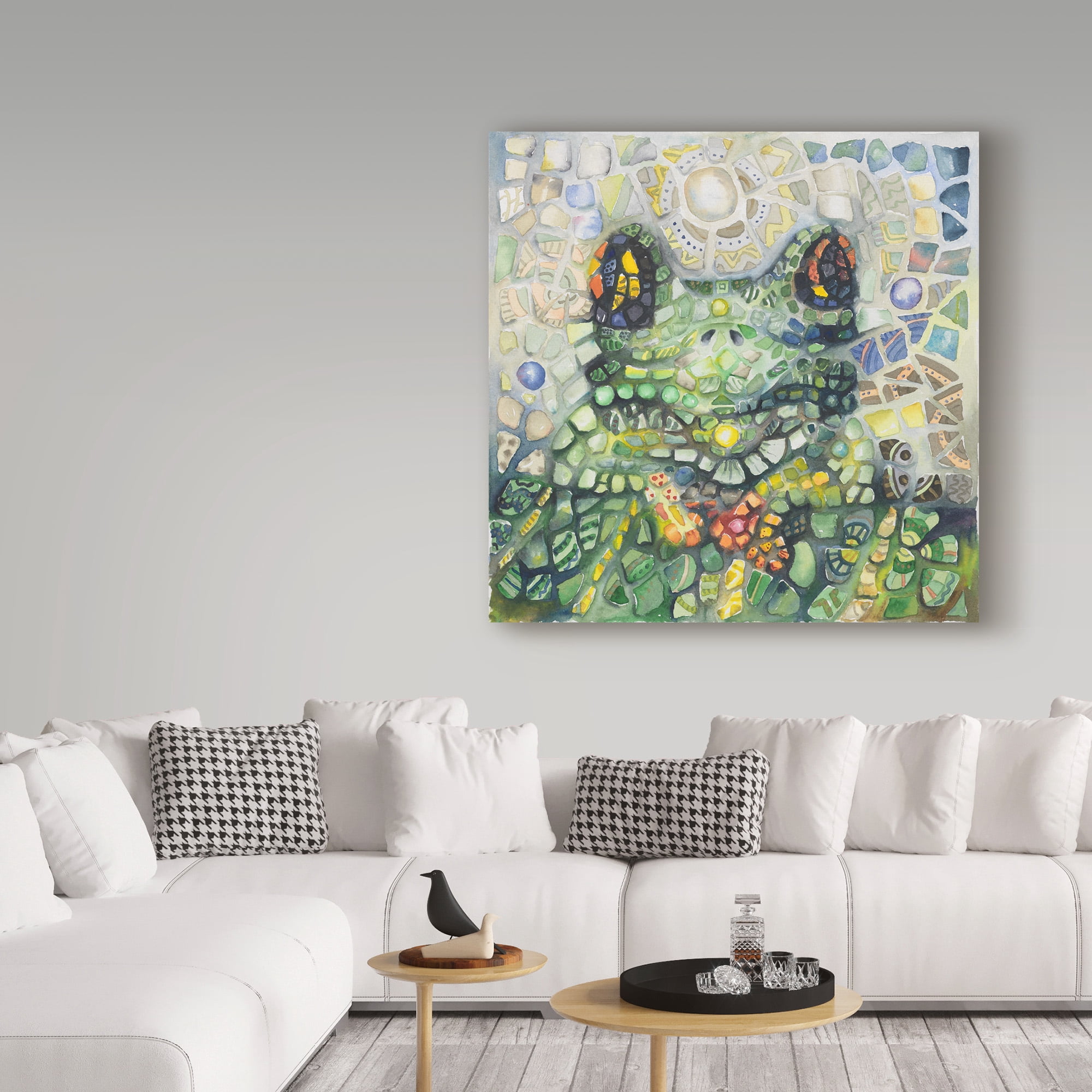 Trademark Fine Art 'Froggy' Canvas Art by Charlsie Kelly