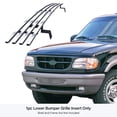 thumbnail image 3 of APS Compatible with Ford Explorer 1995-1998 Lower Bumper Chrome Billet Front Grill Grille Insert F65024A, 3 of 7