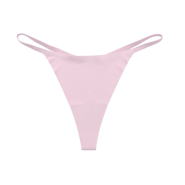 Timegard Strings Sans Coutures pour Femmes Taille Basse Lissants Respirants Culottes Confortables String sous-Vêtements