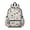 Tractor and Trains, variant on Tractor and Wheelbarrows White Pattern Backpack for School, Cute School Bag with Adjustable Shoulder Straps and Padded Back, 13.4"x11"x4.7"