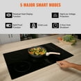 thumbnail image 5 of KFFKFF Electric Cooktop with 5 Burners, 36'' Induction Stove, Built-in Magnetic Cooktop 9200W, 9 Adjustable Heating Levels, Multifunctional Design, LED Touch Control with Child Lock, 5 of 9