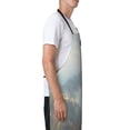 thumbnail image 3 of Vsdgher Autumn Dragon Mountain View Waterproof Apron with 2 Pockets Kitchen Chef Aprons Bibs for Grooming Cooking Baking Painting Gardening, 3 of 8