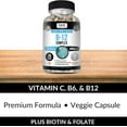 thumbnail image 5 of Kaya Naturals B-12 Complex | Multivitamin Supplement for Women & Men Energy and Metabolism Booster - 30 Capsules, 5 of 5