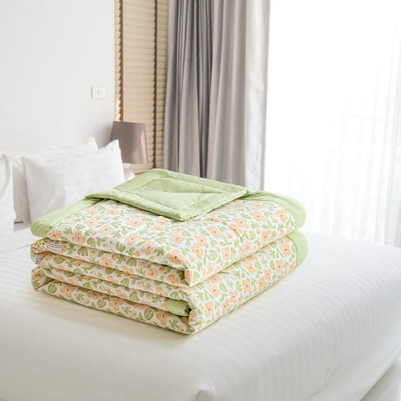 MesaSe Quilts for Queen Bed Clearance Double Sided Cold Effect Cooler Fiber Ice Quilt Set Queen Size For All Season Washable