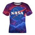 thumbnail image 4 of NASA T-Shirts for Boys Girls, Kids 3D Print Short Sleeve, Unisex Crew Neck Tee Shirts for Youth, 4 of 9
