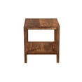 thumbnail image 3 of Hawthorne Collections Modern Wood End Table in Natural Honey Brown, 3 of 6