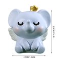 thumbnail image 3 of Cute Small Decorative Small Elephant Resin Decoration Room Funny Decoration, 3 of 6