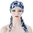 thumbnail image 3 of Dalrosia Women Head Scarf Pre Tied Chemo Caps Slip on Turban Headwear Cancer Head Wraps Beanie Hat Bandana, 3 of 6