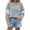 Gray, variant on Staron Fall Winter Sweaters for Women Cozy Oversized Knit Pullover Round Neck Long Sleeve Loose Comfy Casual Basic Fashion Tops Army Green L