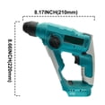 thumbnail image 2 of 20MM Brushless Electric Rotary Hammer Cordless Rechargeable Hammer Drill Home Repair Power Tools For MK 18V Battery, 2 of 6