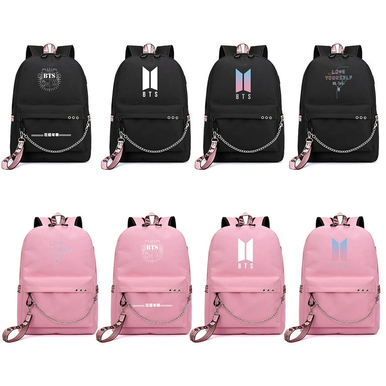 Backpacks bts backpack cute usb charging school bag color-3