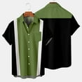 thumbnail image 2 of IROINNID Men's Short Sleeve Printed Casual Fashion Blouse With Pocket, 2 of 7