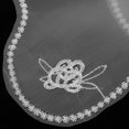 thumbnail image 3 of WEUVEB Removable White Faux Collar Clip on Shawl Decorative Women's Half Shirt for Clothes, 3 of 8