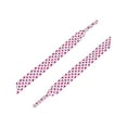 thumbnail image 4 of INSPIRE CHIC Unisex Double Layer Flat Hollow Shoelaces for Sneaker 100 cm/39.5" White-Fuchsia, 4 of 4