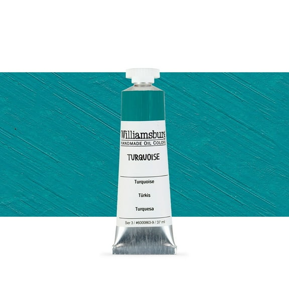 Williamsburg Handmade Oils - Williamsburg Handmade Oil Color - 37ml Tube - Turquoise