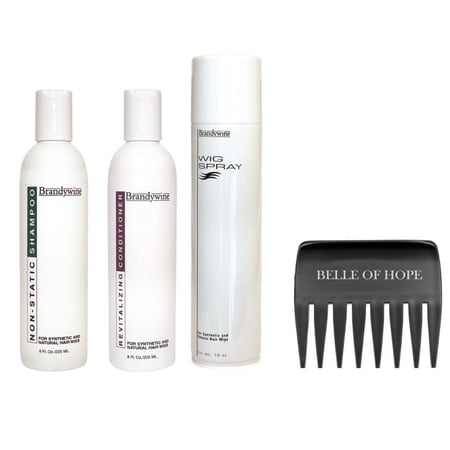 Brandywine 4 Piece Care Kit (8oz Shampoo Conditioner, 10oz Spray and Comb)