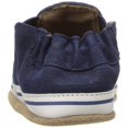thumbnail image 3 of Robeez Kids' Slip on Soft Soles Crib Shoe, Blue, Size 6-12 Months Infant, 3 of 6