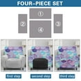 thumbnail image 6 of Whosucclay Colorful Mermaid Scales Print Recliner Slipcover-Stretch Soft Slip Reclining Chair Slipcovers, 4 -Pieces Furniture Protector for Recliner, Fitted Sofa Couch Cover with Pocket, 6 of 8