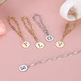 thumbnail image 5 of Uxcell 2pcs Letter Charm Accessories Round Chain Cup Charm for Tumbler Cup, Gold/Silver(Letter Z), 5 of 5