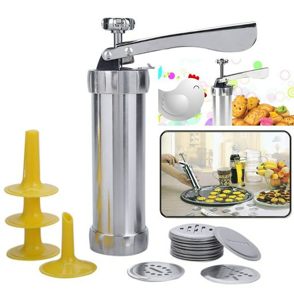 justharion Home Bakery Biscuit Press 240ml Maker Piping Set Fondant Icing Decorating Sugarcraft Tool Making Equipment Kitchen Accessories