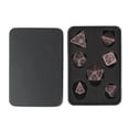thumbnail image 2 of Dados de poliedro, 7 piezas de dados poliédricos Número de dados de runa Calidad premium, 2 of 8
