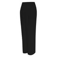 thumbnail image 4 of Prolriy Work Pants Women Wide Leg Pants Woman Tailored Pants Casual High Waist Suit Pants Business Casual Pants for Women Black XXL, 4 of 4