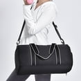 thumbnail image 4 of Bolsa de gimnasio Bolsa de lona simple a la moda Bolsa de lona pequeña para mujer Bolsa de viaje Bolsa deportiva Bolsas de fin de semana, 4 of 5