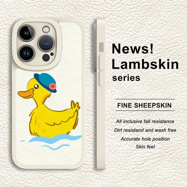 Agregue un toque de alegría a su iPhone con una funda de teléfono de TPU con patrón de dibujos animados duradera y elegante