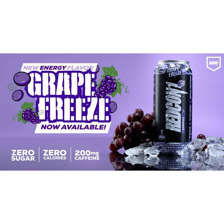 REDCON1 ENERGY- Grape Freeze - Walmart.com
