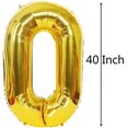thumbnail image 3 of Number 80 and Gold Confetti Balloons, 40 Inch Gold Number 80 Balloon with 5PCS 12 Inch Gold Confetti Balloons for 80th Birthday Party Decorations 80th Anniversary Décor, 3 of 6