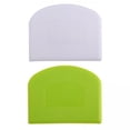 thumbnail image 1 of Abbracc 5x Bowl Scraper Bake Kitchen Tools Plastic Pizza Cutter Chopper 2pc, 1 of 7