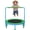 Dark Green, variant on Cochan 36inch Mini Trampoline for Kids, 3FT Small Indoor Trampoline with Handlebar Ages 1-6, Foldable Kids Trampoline for Toddlers, Brithday Gift for Boy and Girl