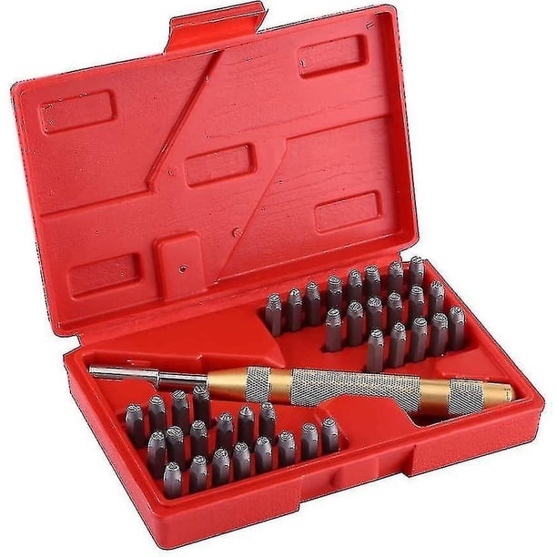 QUARKZMAN 9uds Número Sello Juego 5/64" 2mm Reverso