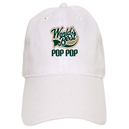 CafePress - Pop Pop (Worlds Best) - Printed Adjustable Baseball (Best Caps In The World)