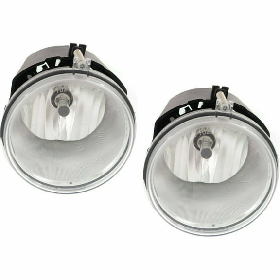 KarParts360 For 2009 2010 Jeep Commander Driver and Passenger Side Pair Fog Light Assembly Replaces CH2592135