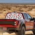 thumbnail image 3 of SEANATIVE Rear Window Decal for Trucks,Decorative UV Resistant Car Back Window Graphic Perforated Vinyl Film Scratch-resistant Valentine's Day Sticker, Heart-shaped Leaf, 3 of 7