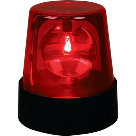 Rotating Red Flashing Beacon Party Lamp DJ Strobe Light