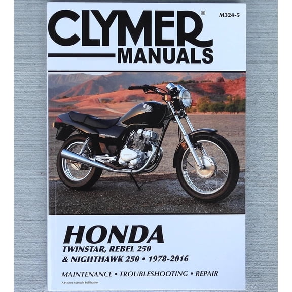 Service & Repair Manual for Honda CM185 CM200 CM250 CMX250 Rebel CB250 Nighthawk 250 1978-2016