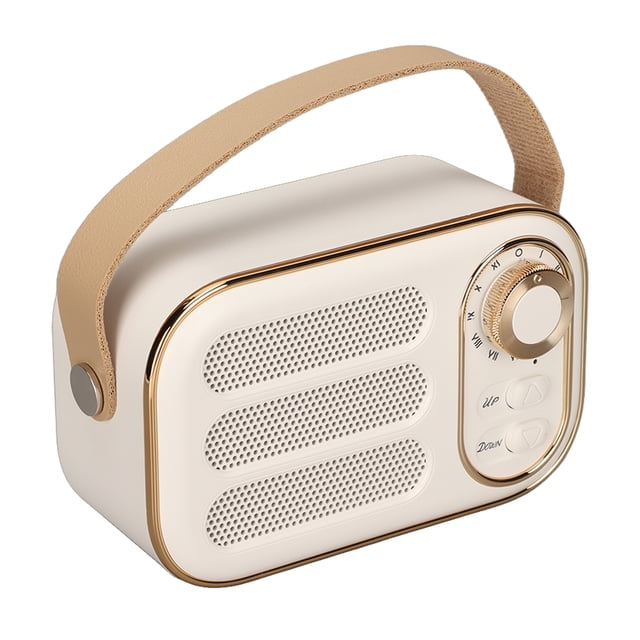 Haut-parleur sans fil vintage, haut-parleurs stéréo bleu HiFi Haut-parleur Bluetooth Portable Speaker Next-Gen Design