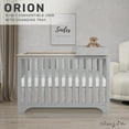 thumbnail image 2 of Dream On Me Orion 5-in-1 Convertible Crib with Removable Changing Tray, Pebble Grey Vintage, 2 of 15