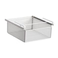 thumbnail image 2 of Organizador de cajones para debajo de escritorios, armario, dormitorio, cesta de almacenamiento deslizante para debajo de estantes Blanco, 2 of 9
