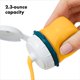 thumbnail image 5 of Botella Squeeze OXO Good Grips Prep & Go de silicona, paquete de 2 unidades, color blanco, 5 of 7