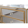 thumbnail image 5 of Elegant Decor Reflexion 6-Drawer Solid Wood and MDF Dresser in Gold Finish, 5 of 8